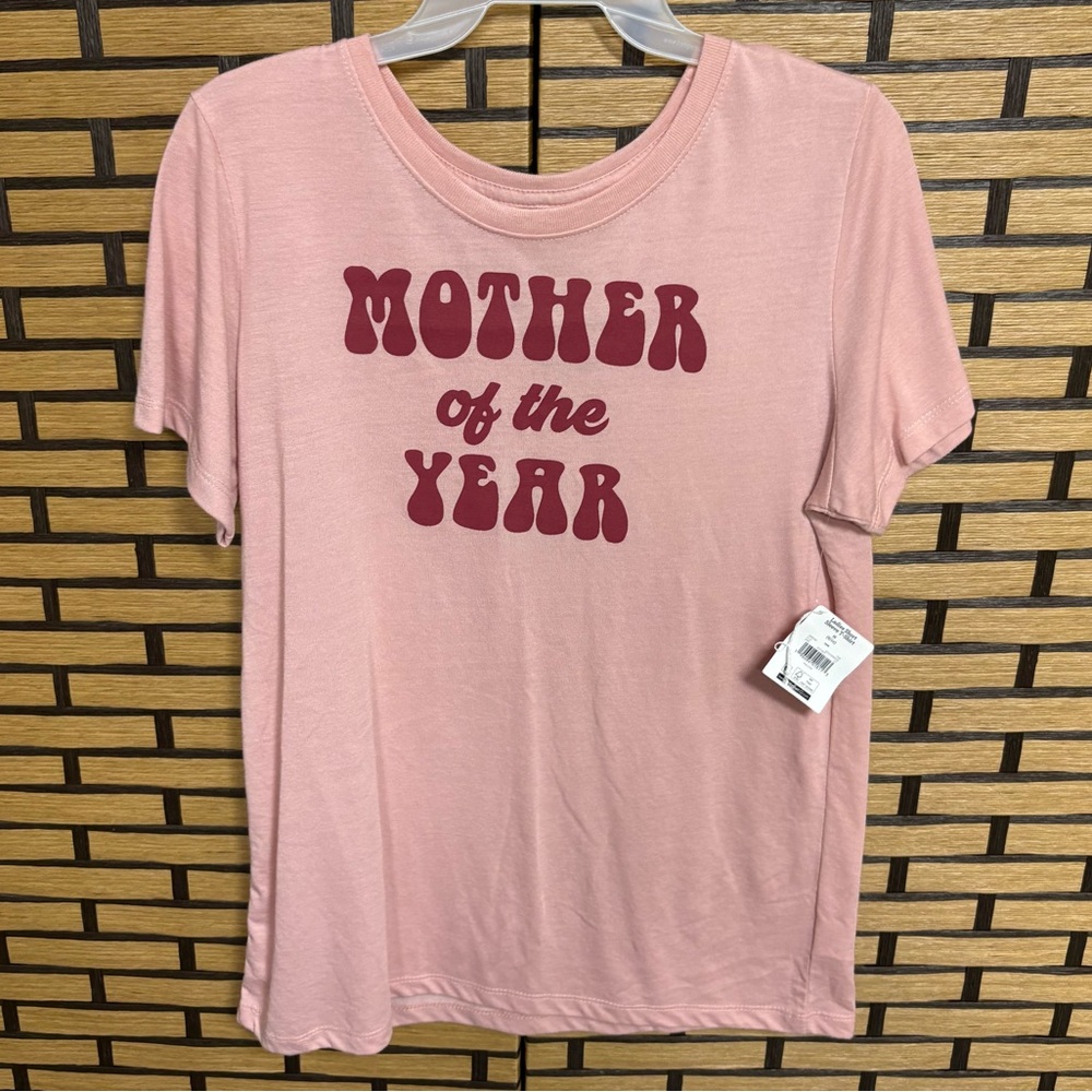 Mother Of The Year Pink Tee Size‎ Medium